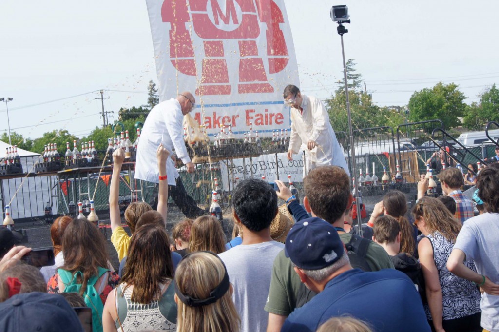 Bay Area Makerfaire Coke & Mentos Guys